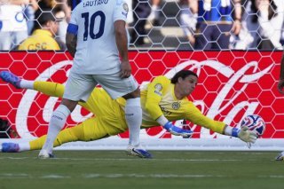 Yann Sommer a été battu sur l'ouverture du score de Sergio Ramos. KEYSTONE/AP/Mark J. Terrill